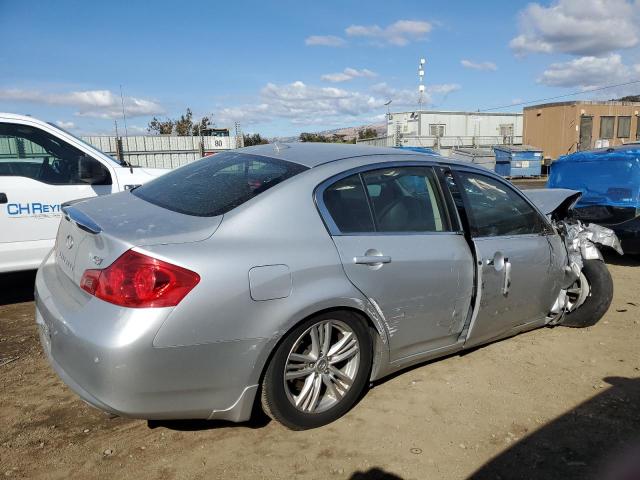 JN1CV6AP2DM712332 - 2013 INFINITI G37 BASE SILVER photo 3