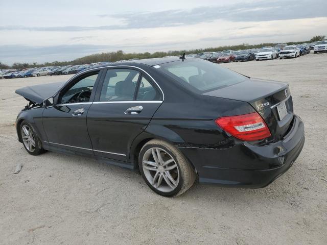 WDDGF4HB0ER312290 - 2014 MERCEDES-BENZ C 250 BLACK photo 2