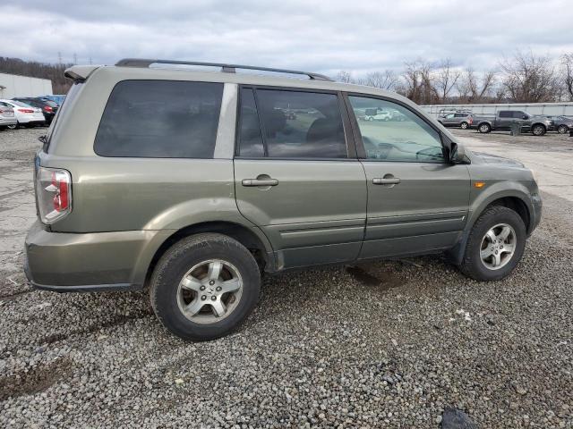 5FNYF18417B025693 - 2007 HONDA PILOT EX GRAY photo 3