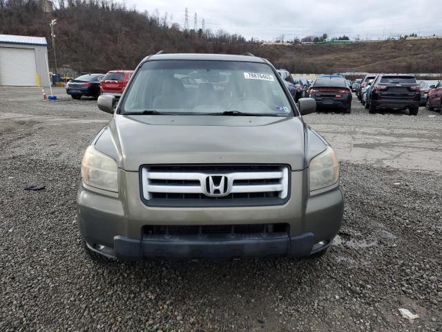 5FNYF18417B025693 - 2007 HONDA PILOT EX GRAY photo 5