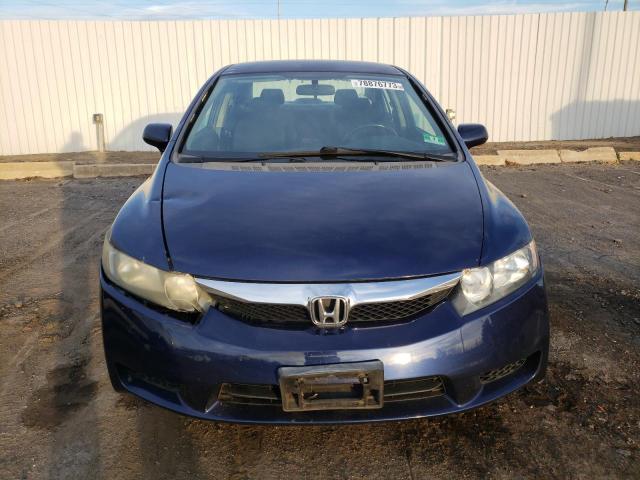 2HGFA16639H511009 - 2009 HONDA CIVIC LX-S أزرق صورة 5