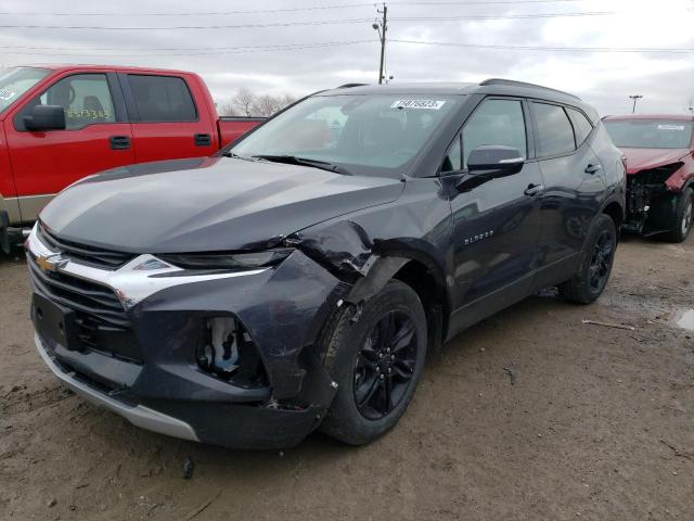 3GNKBCRS1MS574640 - 2021 CHEVROLET BLAZER 2LT GRAY photo 1