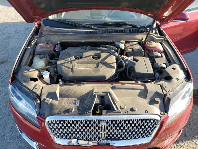 3LN6L5E93JR614947 - 2018 LINCOLN MKZ RESERVE RED photo 11