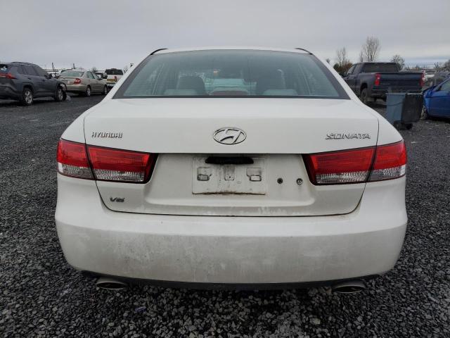 5NPEU46F36H081097 - 2006 HYUNDAI SONATA GLS WHITE photo 6