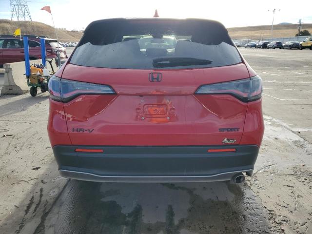 3CZRZ2H55PM744123 - 2023 HONDA HR-V SPORT RED photo 6