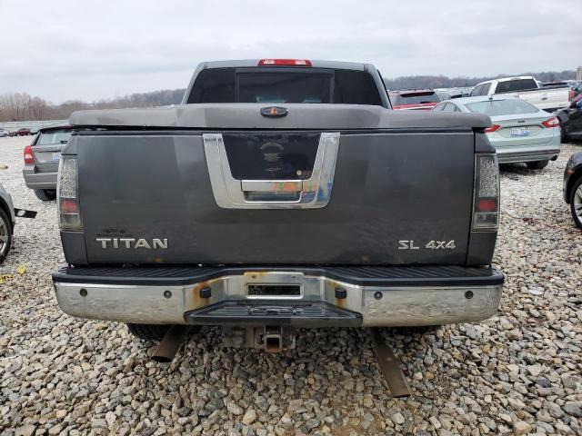 1N6AA0EC3BN305094 - 2011 NISSAN TITAN S GRAY photo 6