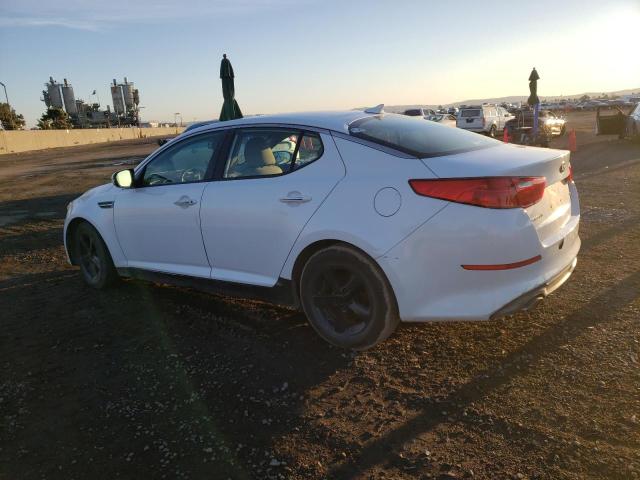 5XXGM4A71FG511679 - 2015 KIA OPTIMA LX WHITE photo 2