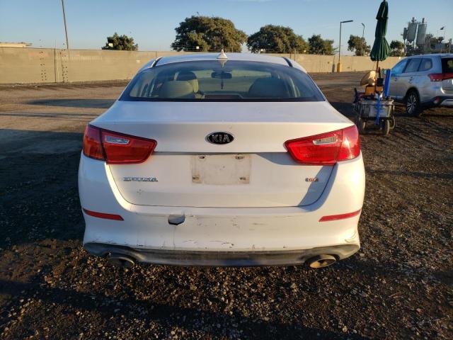 5XXGM4A71FG511679 - 2015 KIA OPTIMA LX WHITE photo 6