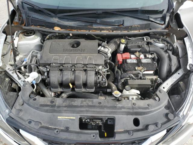 3N1AB7AP3KY279281 - 2019 NISSAN SENTRA S SILVER photo 11