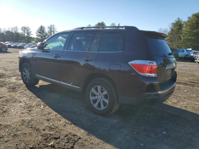 5TDBK3EH4CS159785 - 2012 TOYOTA HIGHLANDER BASE MAROON photo 2