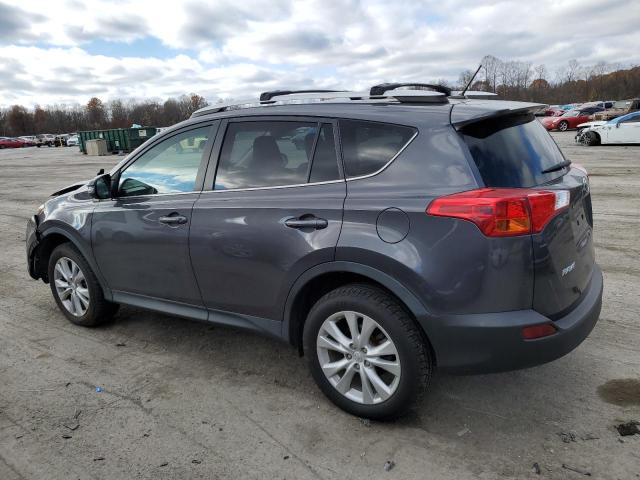 2T3DFREV5FW386914 - 2015 TOYOTA RAV4 LIMITED GRAY photo 2