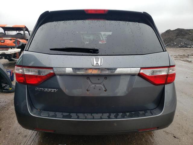 5FNRL5H48BB009469 - 2011 HONDA ODYSSEY EX GRAY photo 6