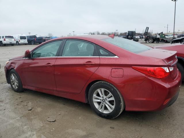 5NPEB4AC7EH882410 - 2014 HYUNDAI SONATA GLS RED photo 2