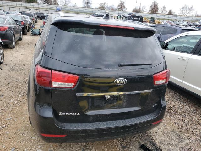 KNDMB5C17G6171378 - 2016 KIA SEDONA LX BLACK photo 6