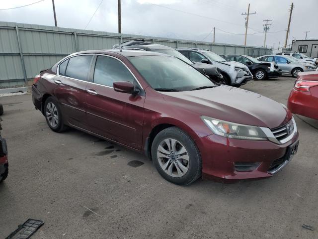 1HGCR2F39DA258986 - 2013 HONDA ACCORD LX RED photo 4