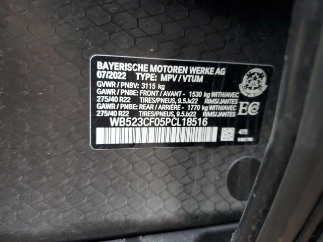 WB523CF05PCL18516 - 2023 BMW IX XDRIVE50 Grafit foto 13