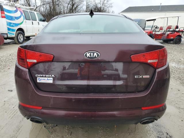 5XXGN4A72DG225365 - 2013 KIA OPTIMA EX BLACK photo 6