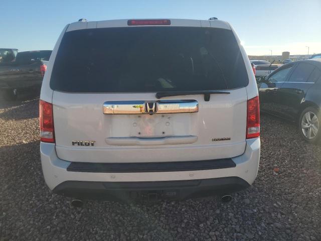 5FNYF3H90FB026646 - 2015 HONDA PILOT TOURING WHITE photo 6