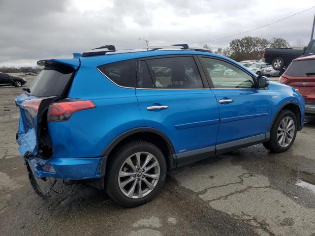 JTMDJREVXGD020301 - 2016 TOYOTA RAV4 HV LIMITED BLUE photo 3