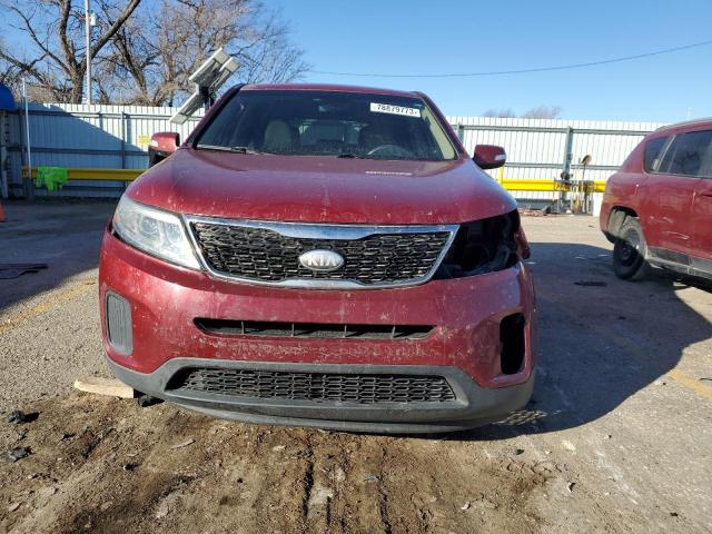 5XYKT3A69EG482747 - 2014 KIA SORENTO LX MAROON photo 5