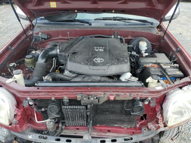 5TBRU34196S462734 - 2006 TOYOTA TUNDRA ACCESS CAB SR5 BURGUNDY photo 11