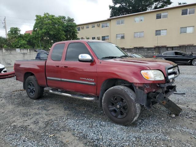 5TBRU34196S462734 - 2006 TOYOTA TUNDRA ACCESS CAB SR5 BURGUNDY photo 4