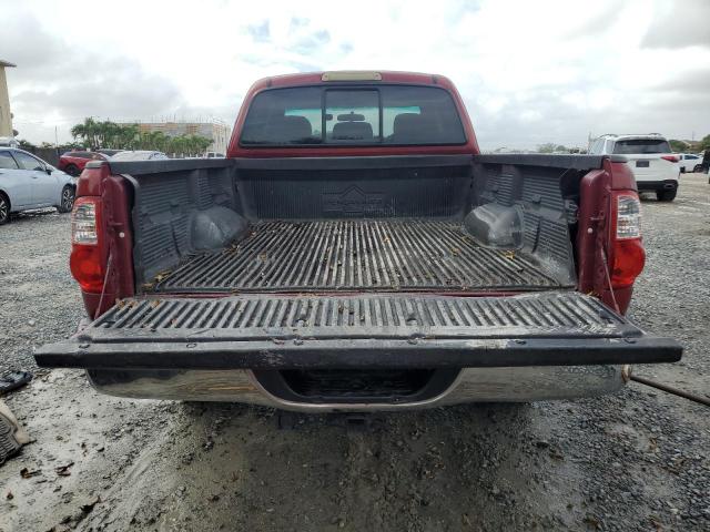 5TBRU34196S462734 - 2006 TOYOTA TUNDRA ACCESS CAB SR5 BURGUNDY photo 6