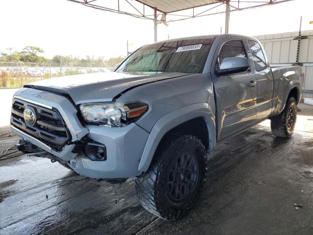 5TFSZ5AN9KX198190 - 2019 TOYOTA TACOMA ACCESS CAB GRAY photo 1