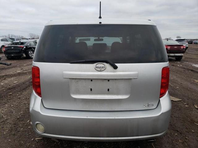 JTLKE50E281028458 - 2008 TOYOTA SCION XB SILVER photo 6