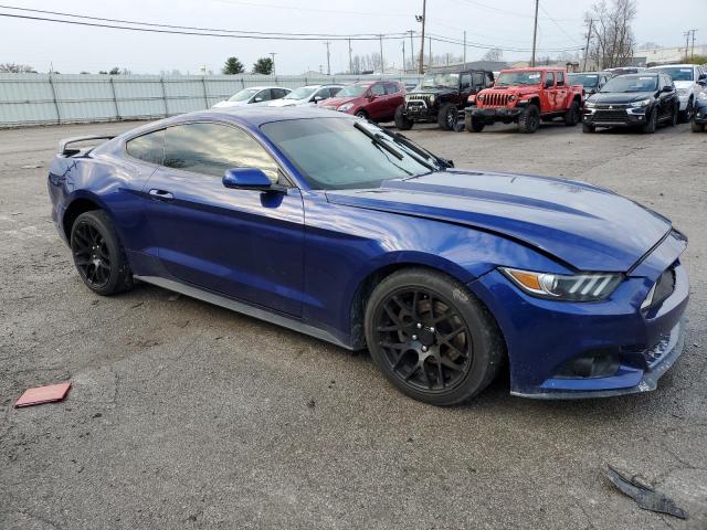 1FA6P8TH1F5303618 - 2015 FORD MUSTANG BLUE photo 4