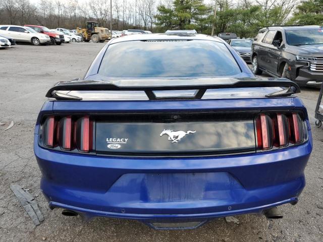 1FA6P8TH1F5303618 - 2015 FORD MUSTANG BLUE photo 6