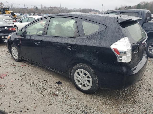 JTDZN3EU1EJ013654 - 2014 TOYOTA PRIUS V BLACK photo 2