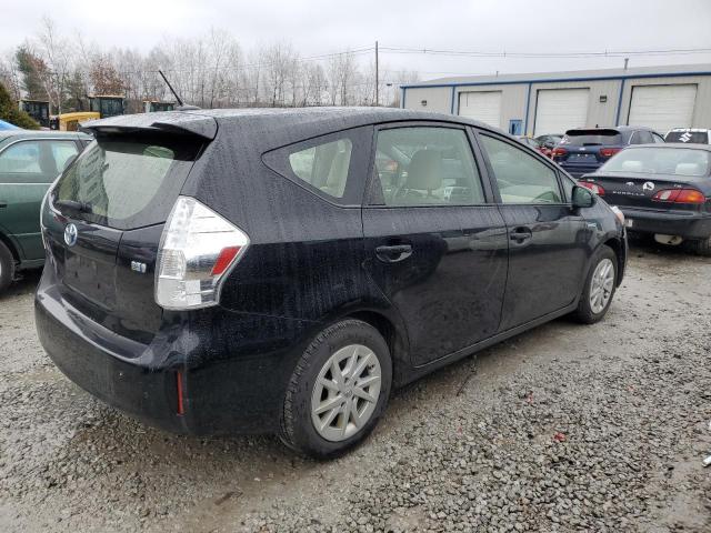 JTDZN3EU1EJ013654 - 2014 TOYOTA PRIUS V BLACK photo 3