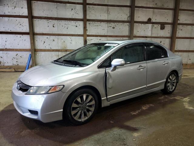 2HGFA16959H333730 - 2009 HONDA CIVIC EXL SILVER photo 1