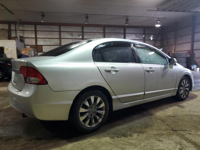 2HGFA16959H333730 - 2009 HONDA CIVIC EXL ვერცხლისფერი ფოტო 3