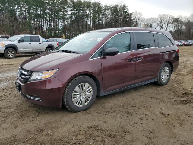 5FNRL5H20GB131197 - 2016 HONDA ODYSSEY LX RED photo 1