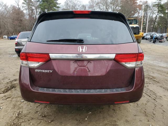 5FNRL5H20GB131197 - 2016 HONDA ODYSSEY LX RED photo 6