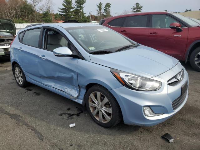 KMHCU5AE8DU117781 - 2013 HYUNDAI ACCENT GLS BLUE photo 4