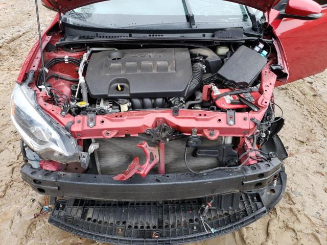 2T1BURHE3GC732219 - 2016 TOYOTA COROLLA L RED photo 11