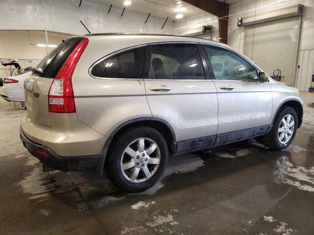 JHLRE48767C106806 - 2007 HONDA CR-V EXL BEIGE photo 3