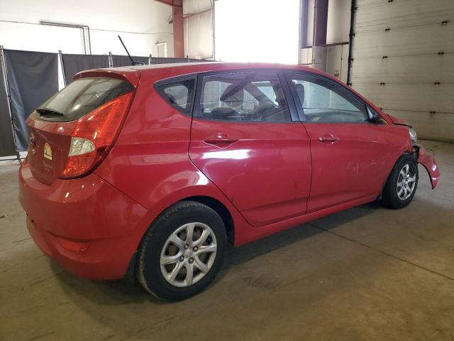 KMHCT5AE6CU036280 - 2012 HYUNDAI ACCENT GLS RED photo 3