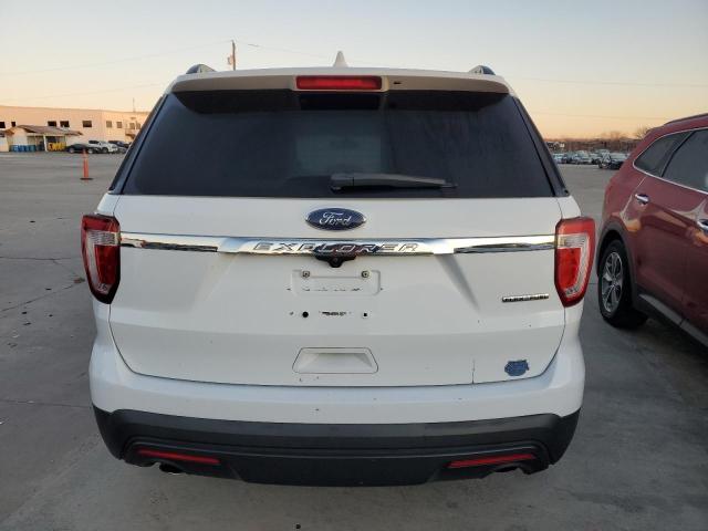 1FM5K7B88GGC21693 - 2016 FORD EXPLORER WHITE photo 6