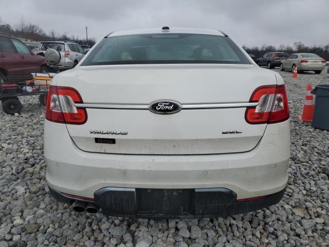 1FAHP2EW8BG142149 - 2011 FORD TAURUS SEL WHITE photo 6