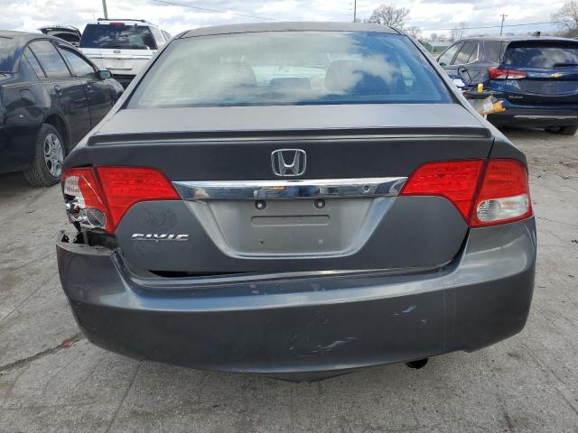 2HGFA1F68AH528585 - 2010 HONDA CIVIC LX-S GRAY photo 6