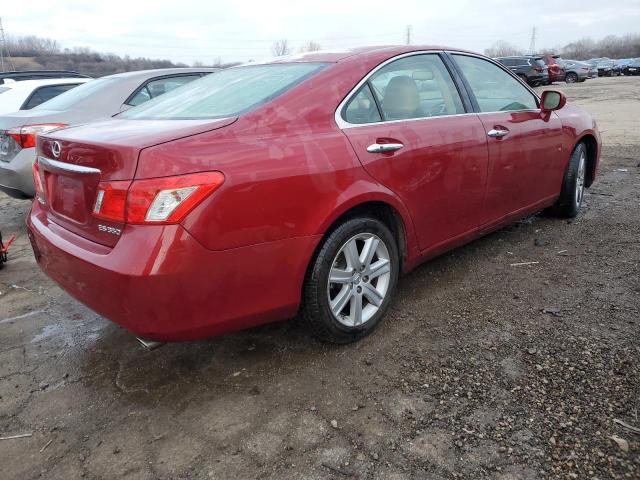 JTHBJ46G192277984 - 2009 LEXUS ES 350 RED photo 3