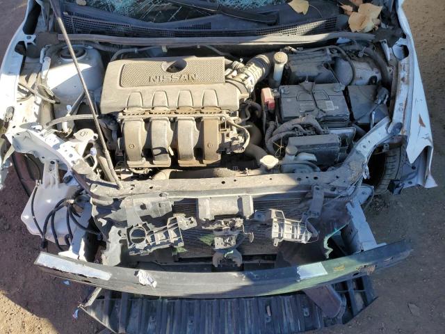 3N1AB7AP1HY312464 - 2017 NISSAN SENTRA S WHITE photo 11