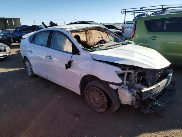 3N1AB7AP1HY312464 - 2017 NISSAN SENTRA S WHITE photo 4