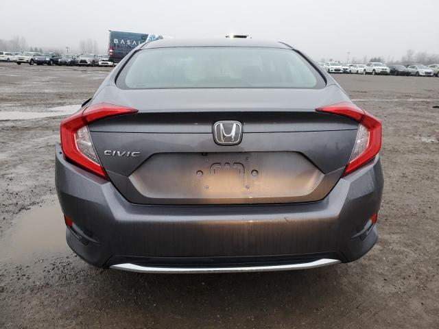 2HGFC2F50KH025433 - 2019 HONDA CIVIC LX GRAY photo 6