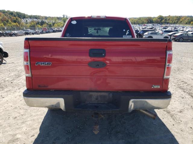 1FTFW1EV8AFB13325 - 2010 FORD F150 SUPERCREW RED photo 6