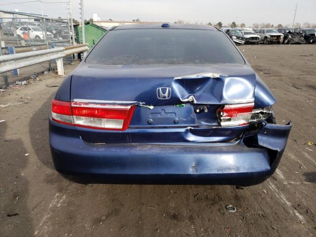 1HGCM66594A023298 - 2004 HONDA ACCORD EX BLUE photo 6